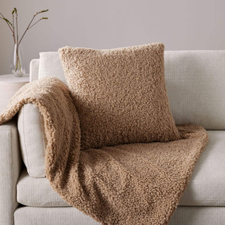 Thick Curly Shearling Faux Fur Sherpa Throw Blanket
