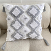 Bohemian Macrame Cushion Cover Embroidery Tufted Tass