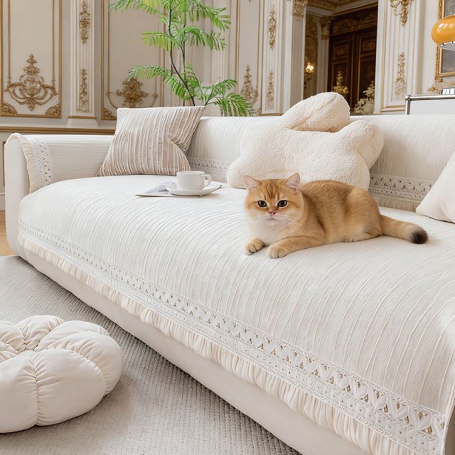 Sofa Cover Pad Pet Friendly Dustproof Couch Protector